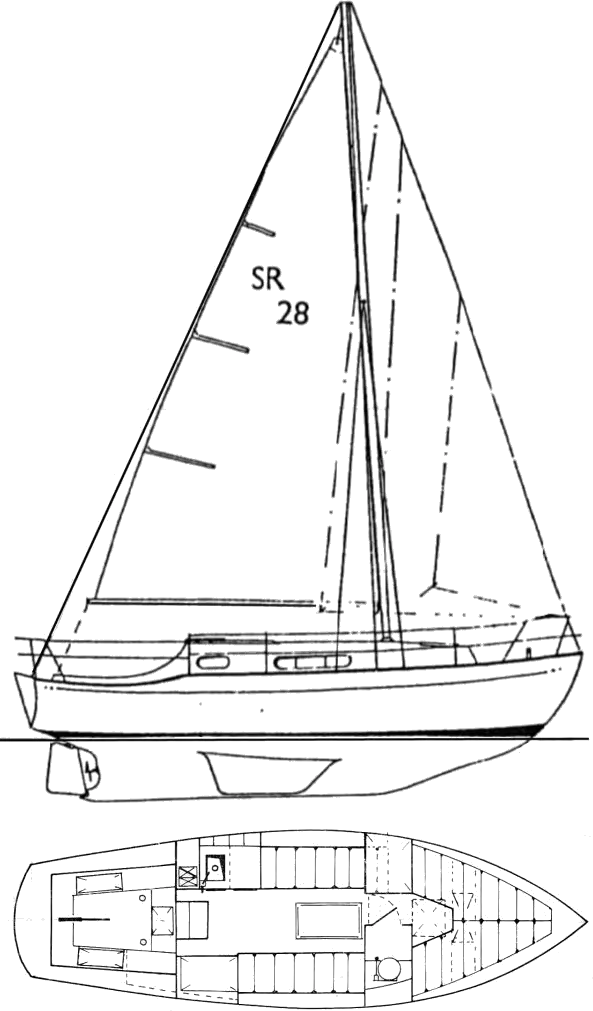 Drawing of Sea Rover 28