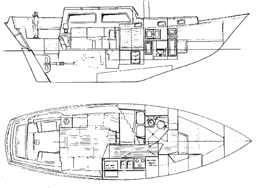 Drawing of Downeaster 41