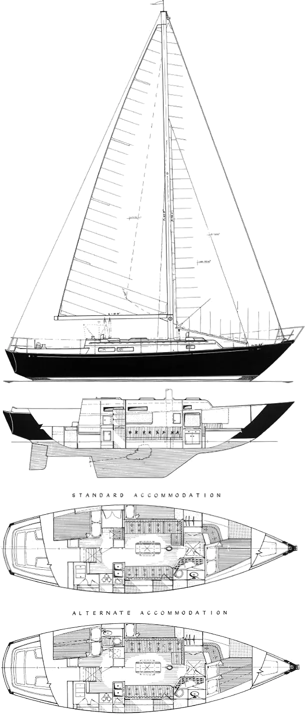 c&c 39 sailboat data