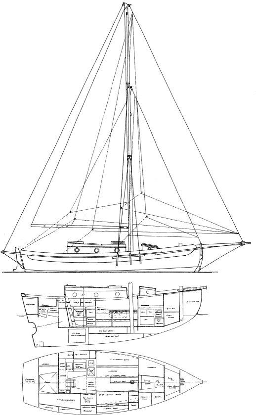 Drawing of Bristol Channel Cutter