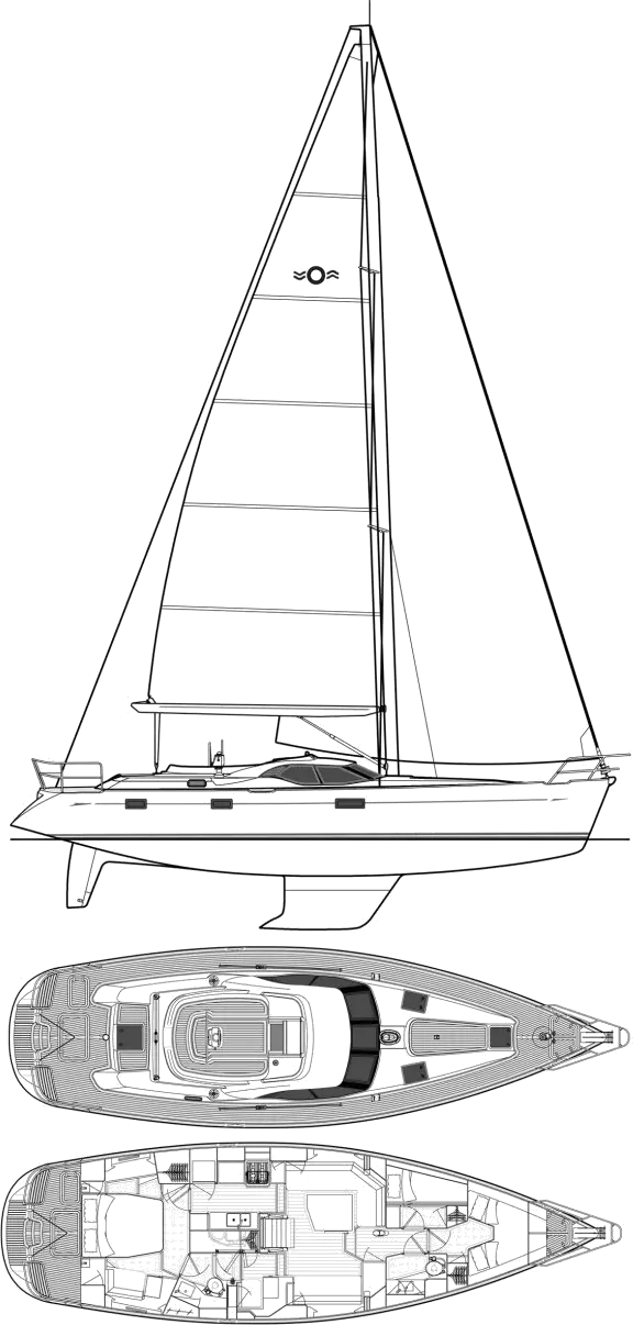 Drawing of Oyster 475