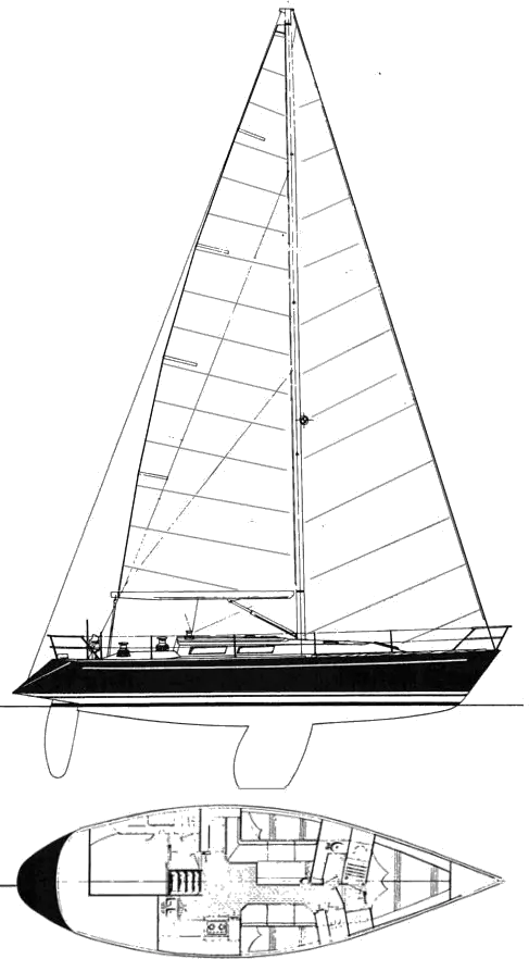 Drawing of Frers 41