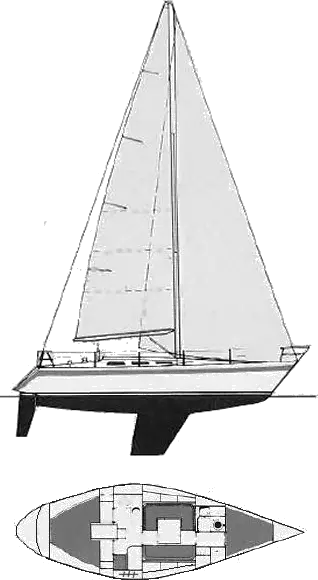 granada 33 sailboat