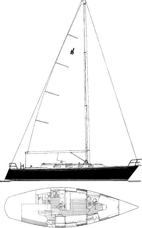 Drawing of J/40
