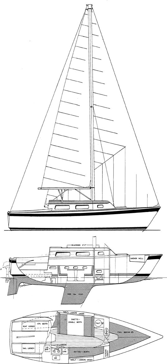 Drawing of Spacesailer 27