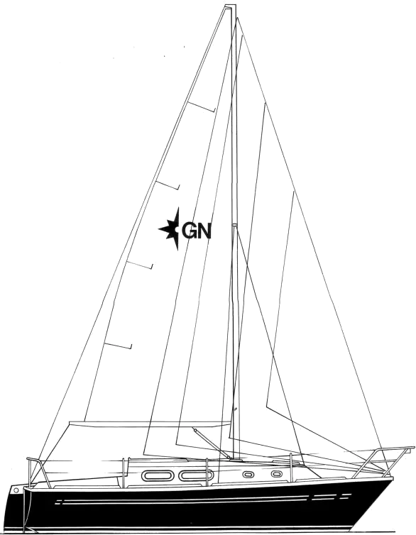 Drawing of Westerly Griffon 26