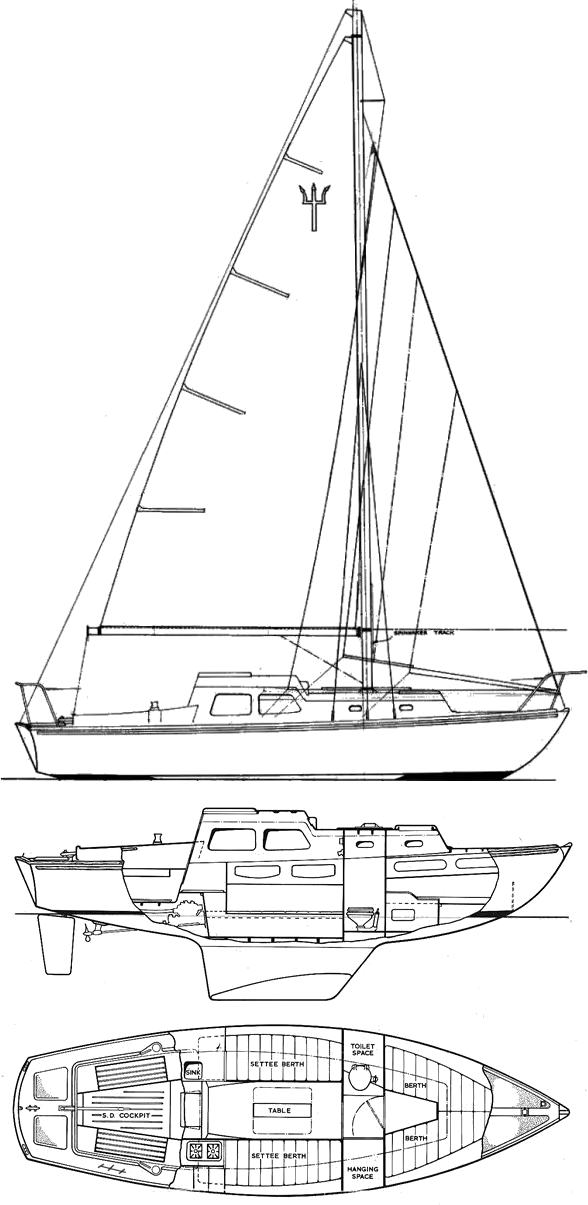 Drawing of Trident 24