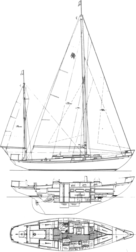 Drawing of Rhodes Reliant 41