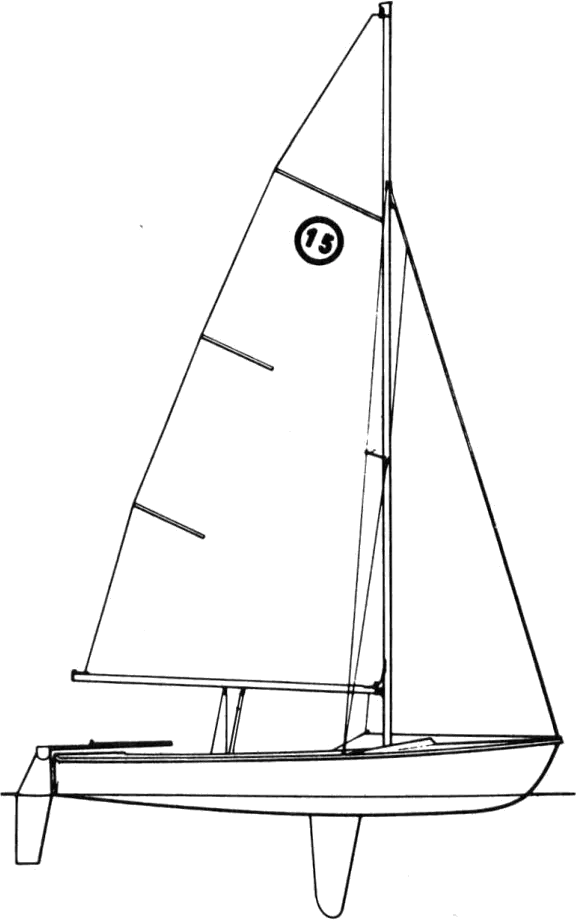 Drawing of O'Day 15-1