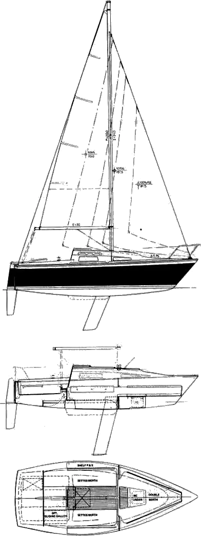 windrose 22 sailboat