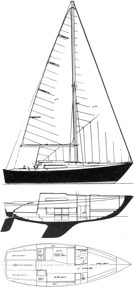 Drawing of Newport 27-1