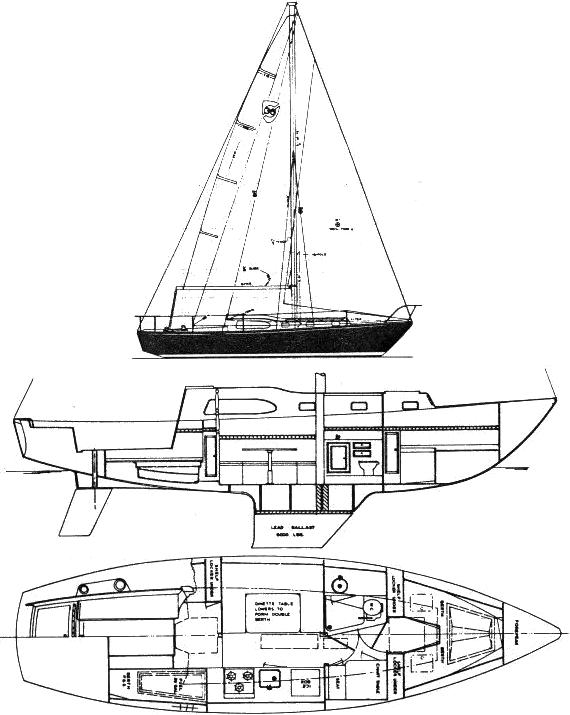 Drawing of Columbia 36