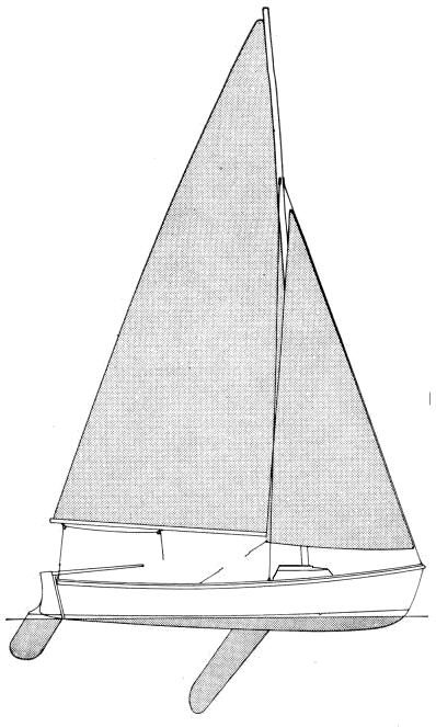 Drawing of Sailstar Tallstar 14