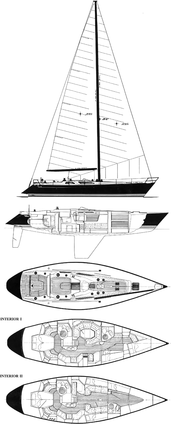 Drawing of Baltic 48 DP