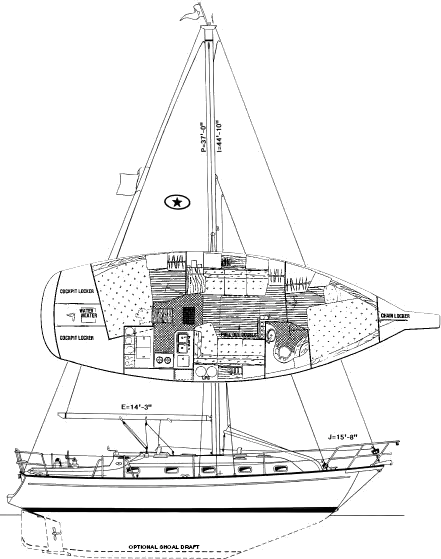 Drawing of Island Packet 350