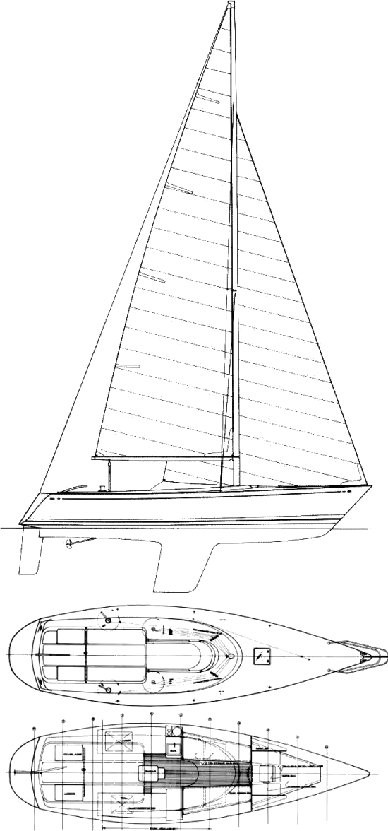 tartan sailboat