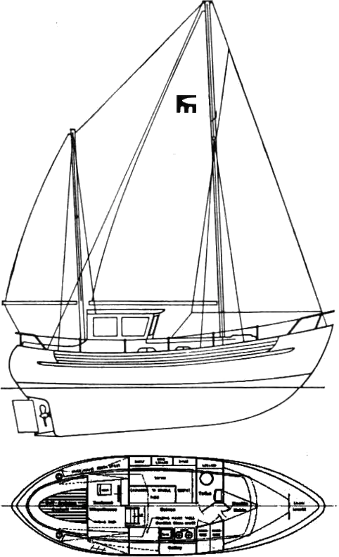 Drawing of Fisher 30 MS