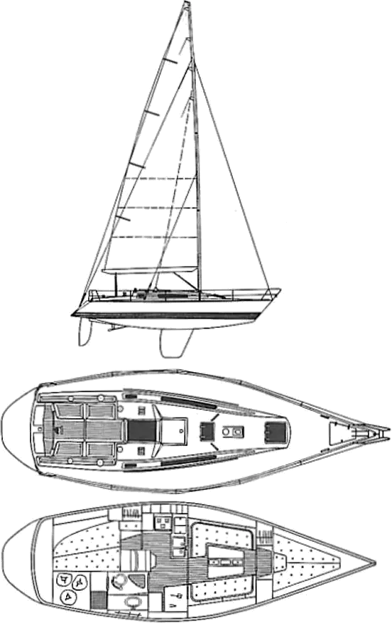 Drawing of X-372 Sport