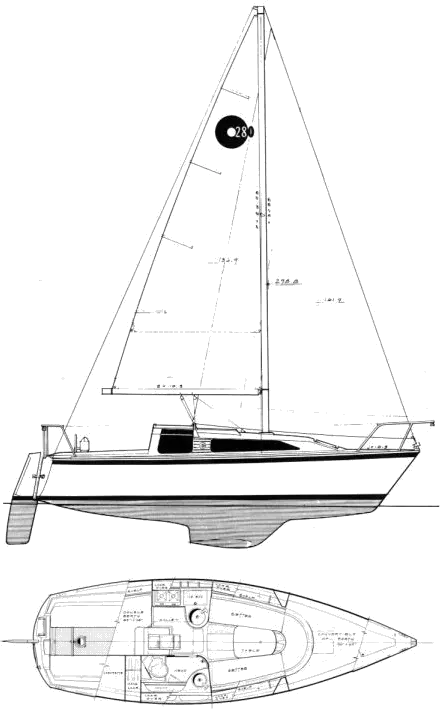 sailboatdata o'day 240