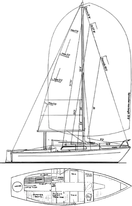 Drawing of Offshore 8 Meter