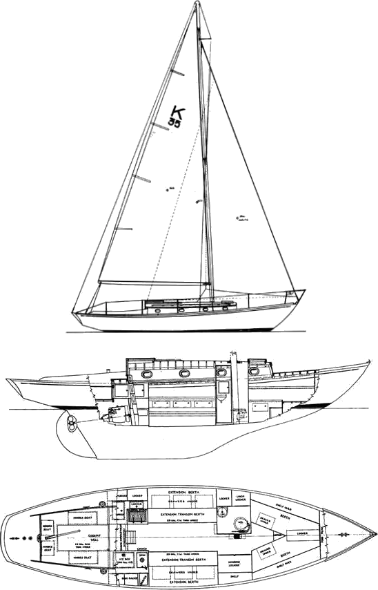 Drawing of Knutson 35