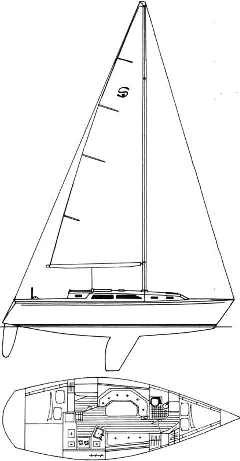 Drawing of Schock 34 PC