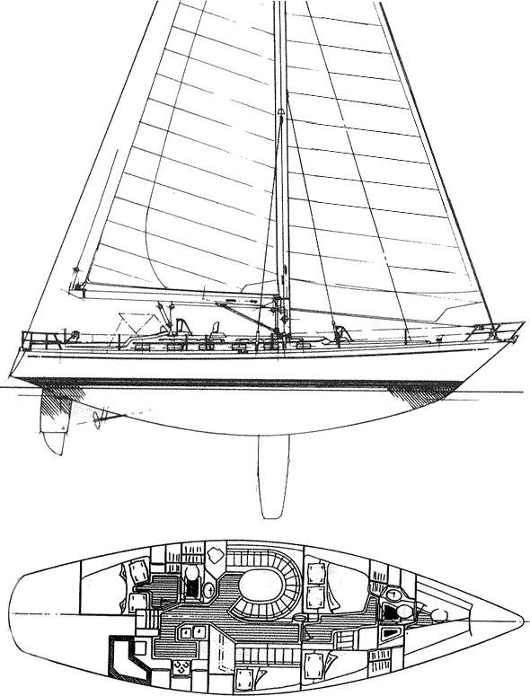 Drawing of Little Harbor 51