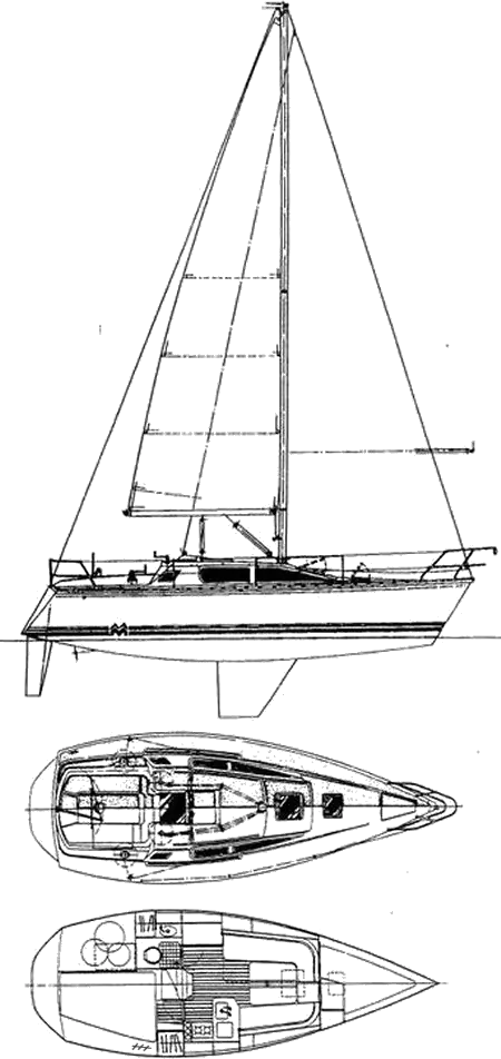 mirage 29 sailboat review