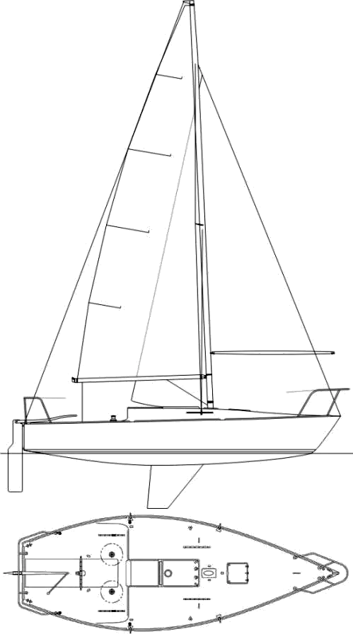 Drawing of J/24