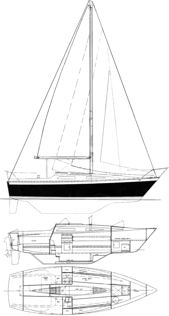 Drawing of Lancer 25