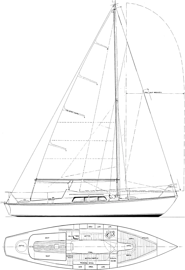 rebel 41 sailboat