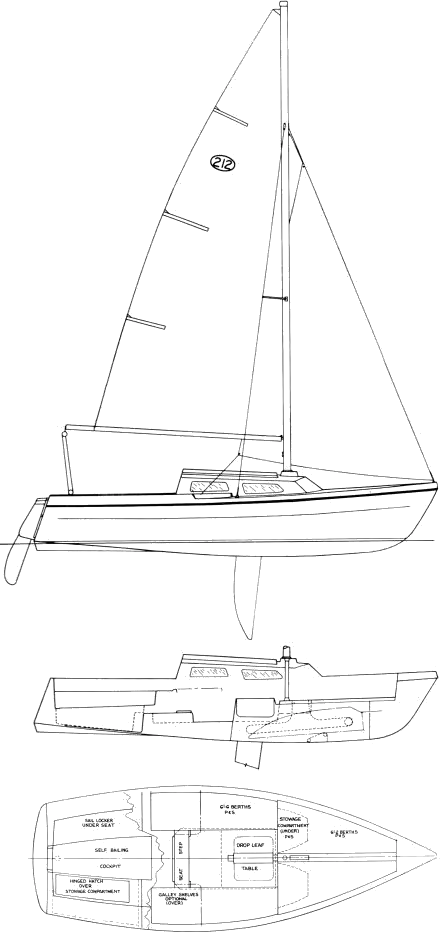 Drawing of Newport 212
