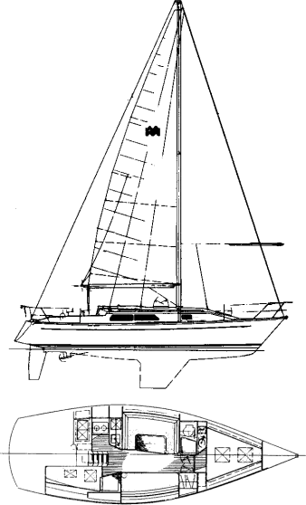 Drawing of Mirage 35
