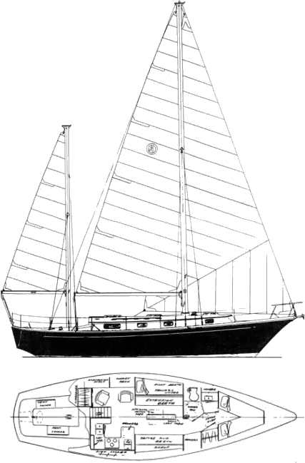 allied 33 sailboat