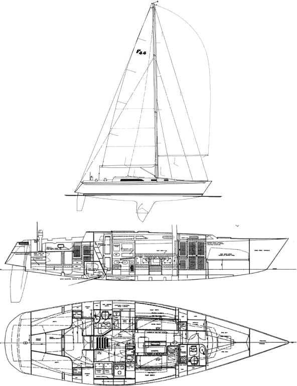 Drawing of Farr 44