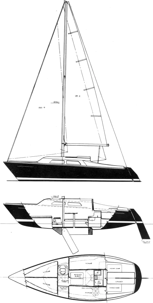 Drawing of Paceship PY 23