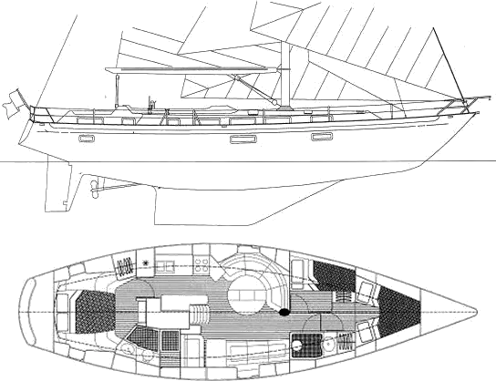 Drawing of Bluewater 476