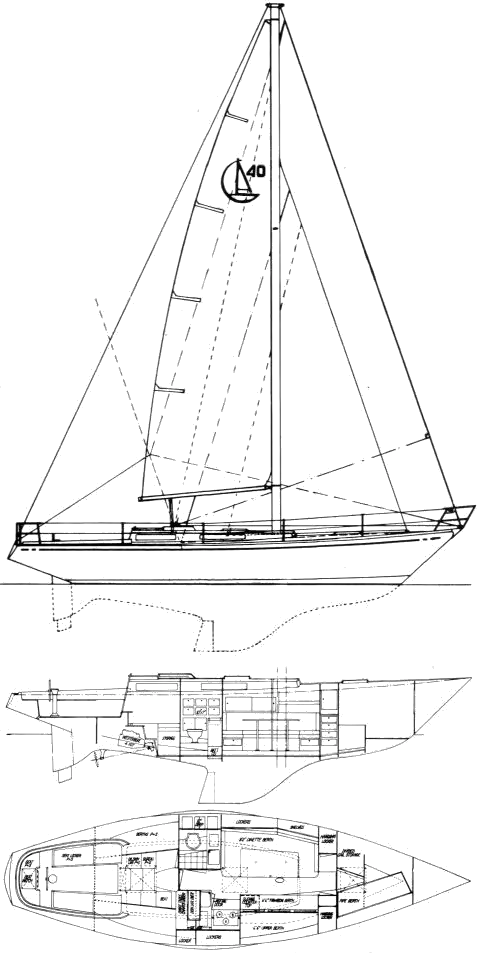 Drawing of Alc 40 (LE Comte)