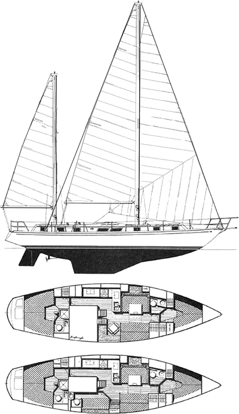 gulfstar 36 sailboat data