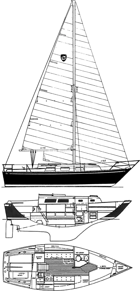 columbia 27 sailboat