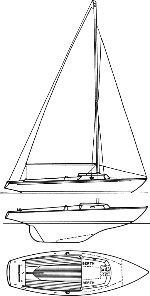 Drawing of Pearson Ensign