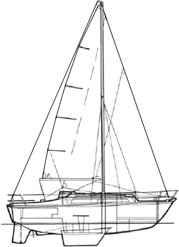 Drawing of Colvic Sailor 26