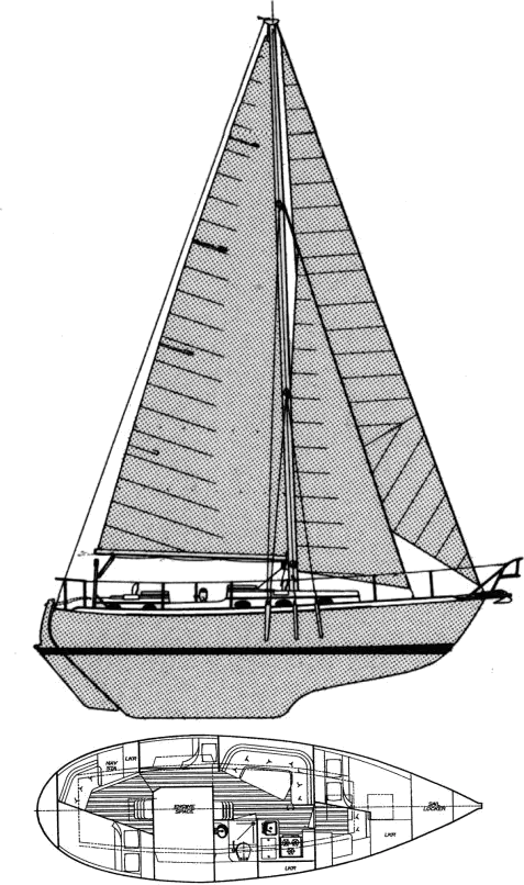 Drawing of Nor'sea 37