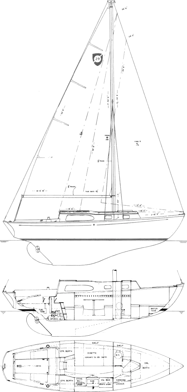 columbia 27 sailboat