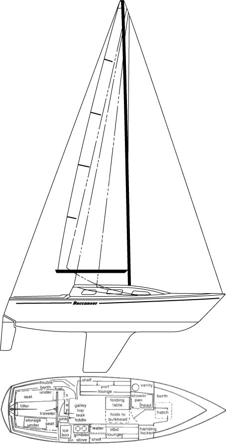 Drawing of Buccaneer 272