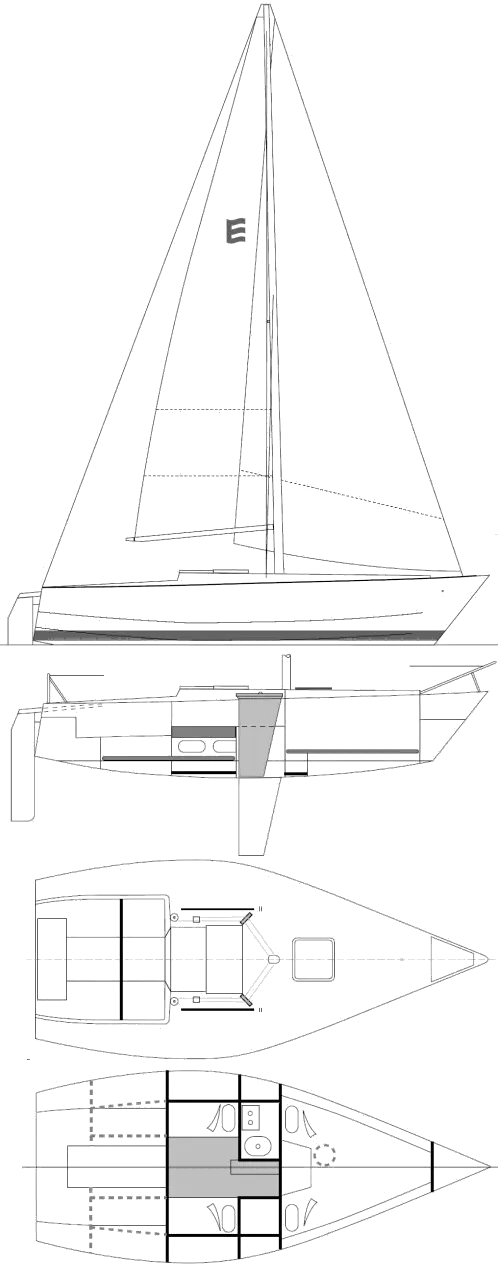 Drawing of E Boat (Everitt)