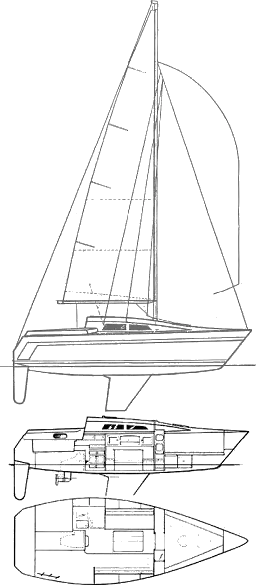 one ton sailboat for sale