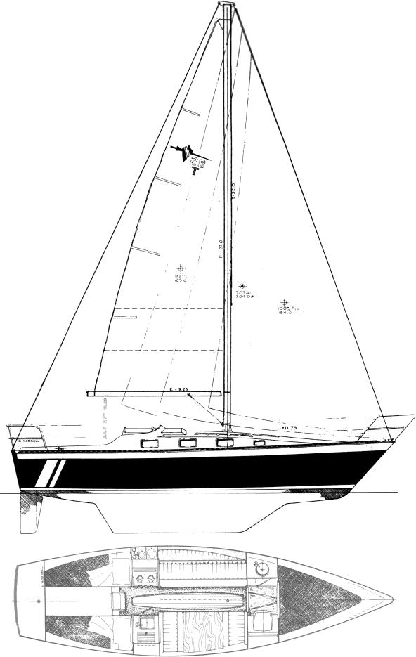 Drawing of Lancer 28