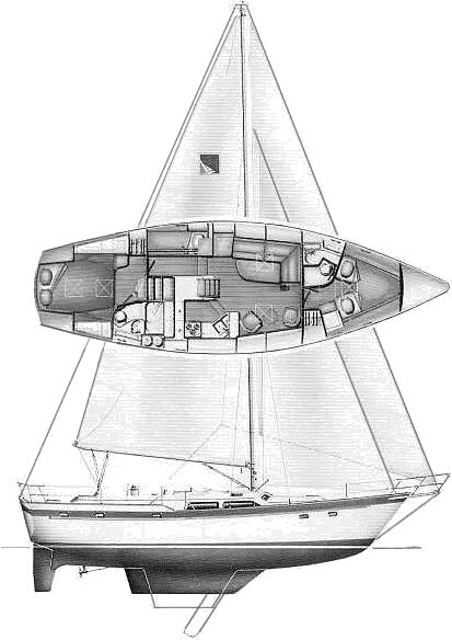 irwin 43 sailboat data