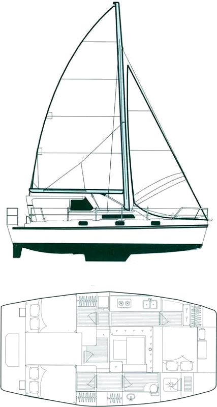 speed catamaran sailboat